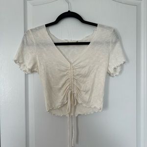 Off-white crop top in a size medium from Altar'd State for sale